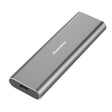 Blueendless M2815SN M.2 Dual Protocol Type-C 3.1 Mobile Hard Disk Box Laptop External SSD(Gray) - HDD Enclosure by Blueendless | Online Shopping South Africa | PMC TechLife | Buy Now Pay Later Mobicred
