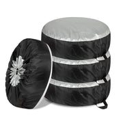 4pcs 65x37cm 210D Oxford Cloth Car Water-resistant Dirt-resistant Tire Protective Cover