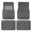 4pcs /Set Universal Car Foot Mats PVC Flocking Pads(Gray) - Floor Mats by PMC TechLife | Online Shopping South Africa | PMC TechLife | Buy Now Pay Later Mobicred