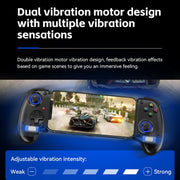BSP-D10S Wireless Stretch Game Controller With Heat Dissipation Fan for Switch / Android / IOS / PC / PS3 / PS4(Pink)