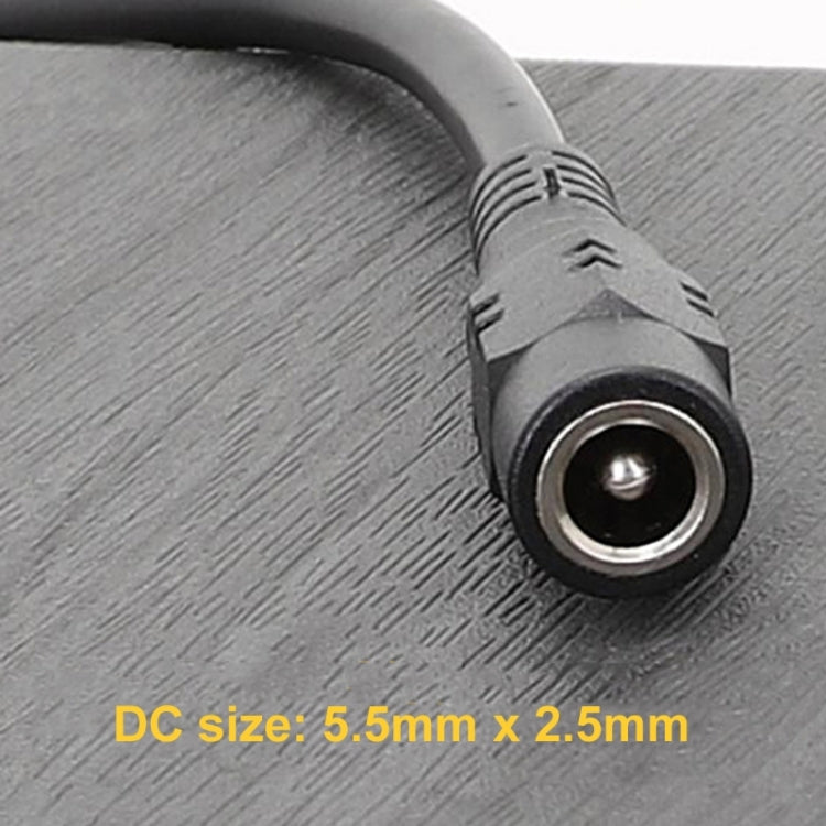 Adapter DC 5.5 x 2.5mm To Hard Disk Power Supply Cable, Model: One To Three SATA
