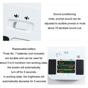 YS LED Rotating Timer IlSent Kitchen Time Manager(White)