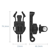 TELESIN GP-MTB-T02 Sports Camera Double Head J-Buckle Backpack Quick Release Conversion Accessory(Rotatable)
