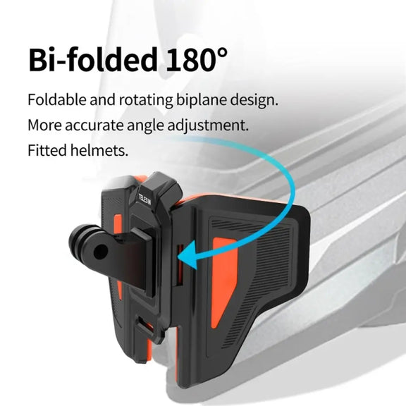 TELESIN GP-HBM-MT2 Universal Helmet Mount Holder For Sports Camera