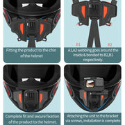 TELESIN GP-HBM-MT2 Universal Helmet Mount Holder For Sports Camera