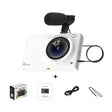 High-Definition CCD Digital Camera 64 Million WiFi Card Camera, Color: White + Microphone - Video Cameras by PMC TechLife | Online Shopping South Africa | PMC TechLife | Buy Now Pay Later Mobicred
