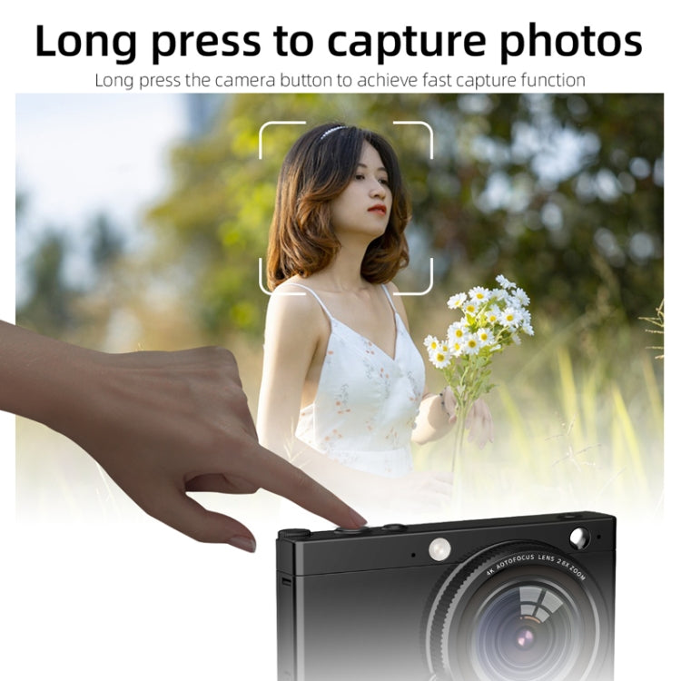 High-Definition CCD Digital Camera 64 Million WiFi Card Camera, Color: White
