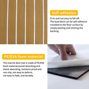 240x45x0.6cm Yacht RV Modification Imitation Teak Floor EVA Anti-slip Mat