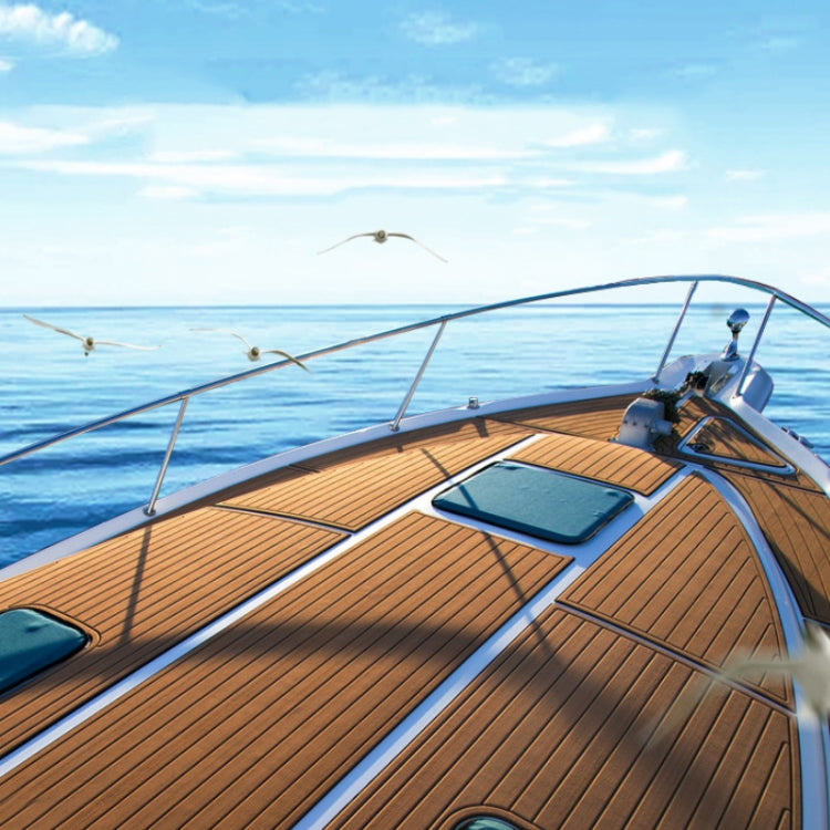 240x45x0.6cm Yacht RV Modification Imitation Teak Floor EVA Anti-slip Mat