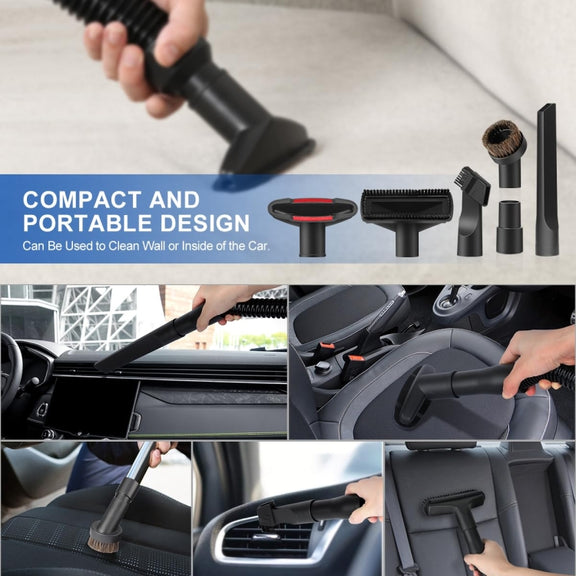 10 In 1 Universal Vacuum Attachments 32mm Nozzle Adapter Accessories Cleaning Kit