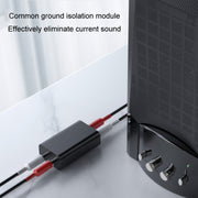 RCA Audio Ground Loop Isolator Anti-Interference Noise Reducer Eliminate Current Sound Bluetooth Receiver(Square)