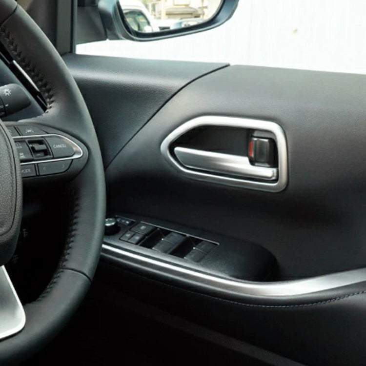 For Toyota 2022 VOXY/NOAH 90 Series Right-hand Drive Door Handle Patch Frame(Matte Silver)
