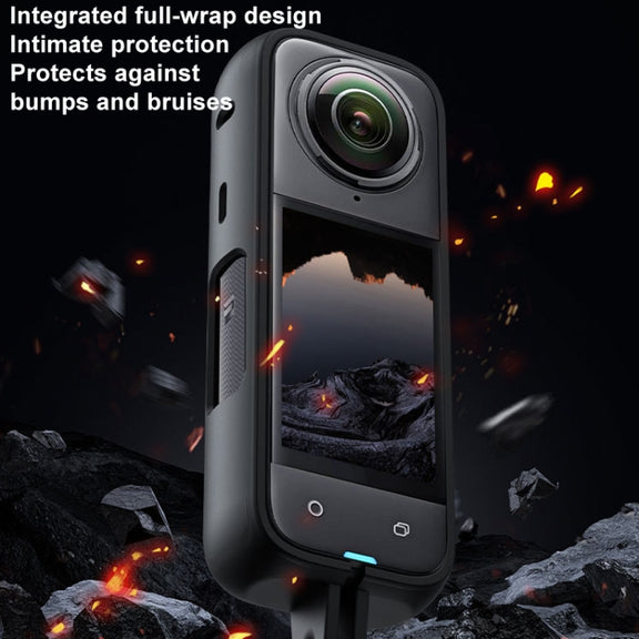 For Insta360 X4 TELESIN S6-CRF-01-TIS Plastic Protective Frame