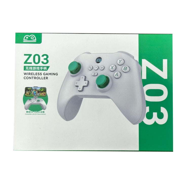 Z03 Wireless Bluetooth Game Controller For Switch / IOS / Android / PC / PS3 / PS4, Spec: Black+Bracket