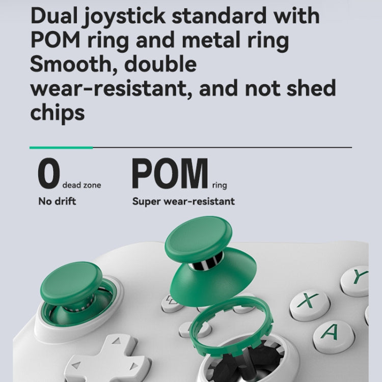 Z03 Wireless Bluetooth Game Controller For Switch / IOS / Android / PC / PS3 / PS4, Spec: White+Bracket