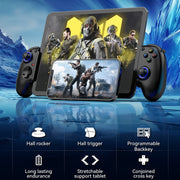 BSP-D10 Wireless Stretch Game Controller for Switch / Android / IOS / PC / PS3 / PS4(Black)