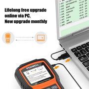 FOXWELL NT630 Plus OBD2 Scanner SRS ABS Code Reader SAS OIL EPB Reset Diagnostic