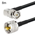 8m BNC Male Right Angle To UHF PL259 Male RG58 Coaxial Cable - Connectors by PMC TechLife | Online Shopping South Africa | PMC TechLife | Buy Now Pay Later Mobicred