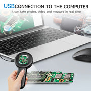 Digital Microscope Handheld High-Definition Electronic Magnifier(Black)