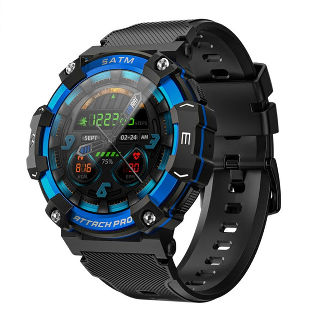 LOKMAT ATTACK 2 PRO 1.39-Inch 5ATM Water-resistant Wellness Tracking Bluetooth Smart Watch(Royal Blue)