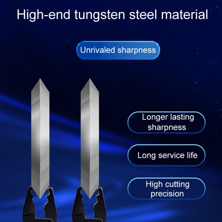 22mm 24 Rotating Surface Fiber Optic Cutting Knife Replacement Tungsten Steel Blade
