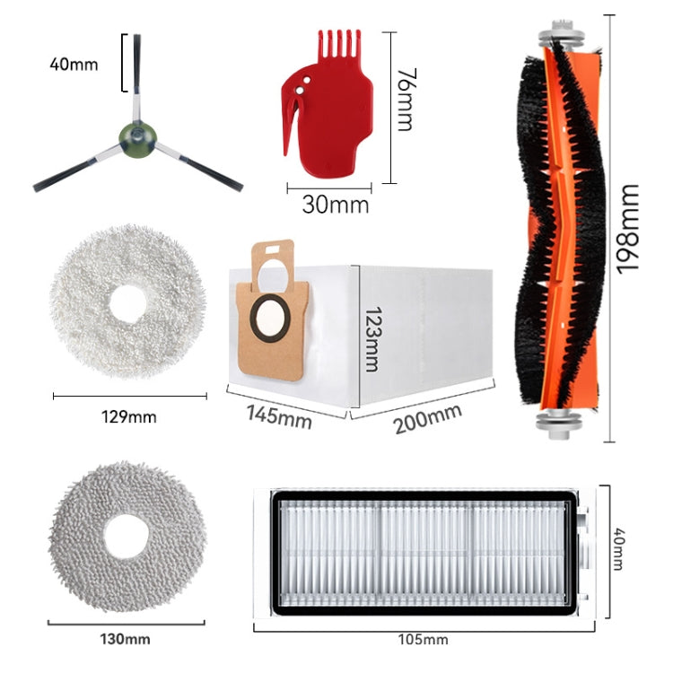 For Dreame L20 Ultra / X20 Pro / X20 Pro Plus Robot Vacuum Accessories 2pcs Filter