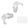 Noise Canceling Sleeping Earplugs Triple Layer Soundproofing Silicone Swimming Earplugs(White) - free shipping - PMC TechLife - Order now!
