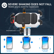 Colorful Motorcycle Shock-absorbing Navigation Mobile Phone Holder(Mirror Mount)