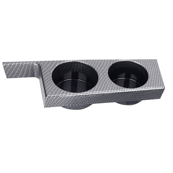 For BMW 5 Series E39/528i/530i/M5 Left-hand Drive Car Central Control Cup Holder, Color: Carbon Grain