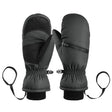 Winter Padded Ski Gloves Outdoor Windproof Warm Sports Gloves, Size: M(Black) - Safety Gloves by PMC TechLife | Online Shopping South Africa | PMC TechLife | Buy Now Pay Later Mobicred