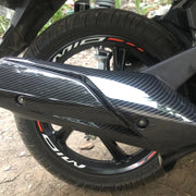 Motorcycle Modification Accessories Exhaust Pipe Anti-scald Cover(Flower Color)
