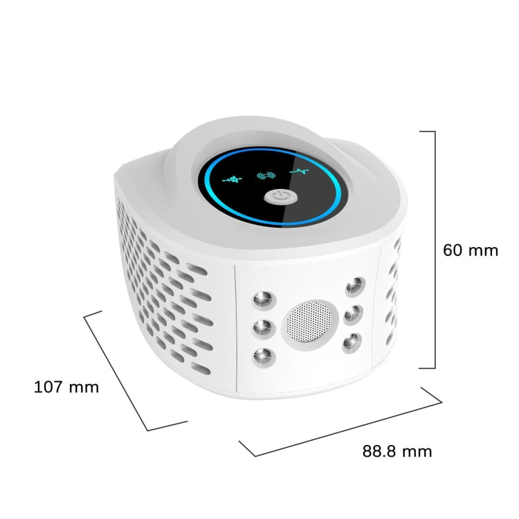 QSQ218 Multifunctional LED Household Indoor High-power Ultrasonic Mouse Repellent UK Plug(Black)