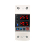 SINOTIMER SVP-718 40A Adjustable Self-resetting Intelligent Over-voltage and Under-voltage Protector 220V AC