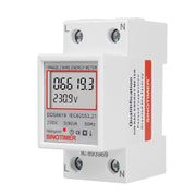SINOTIMER  DDS6619 80A 230V Din Rail Single Phase Energy Meter Voltage Current Power Meter Without Backlight