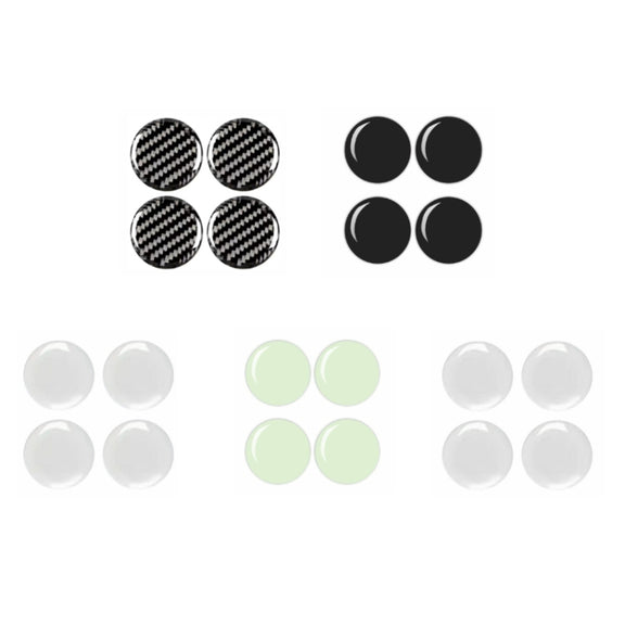 10pcs Car Modification Protection Keyhole Anti-Blocking Sticker(White)