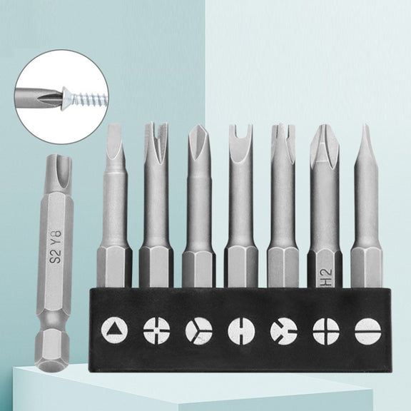 4pcs / Set U-Shaped Chrome Vanadium Steel Bit Set Appliance Repair Electrical Drill Accessories With Magnetic