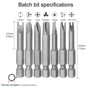 13pcs / Set Profile Bit Chrome Vanadium Steel Bit Set Appliance Repair Electrical Drill Accessories With Magnetic