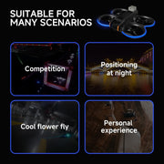 For DJI Avata 2 RCSTQ Colorful Luminous Light Belt High Bright Tube Night Flight Warning Light Strip(Blue)
