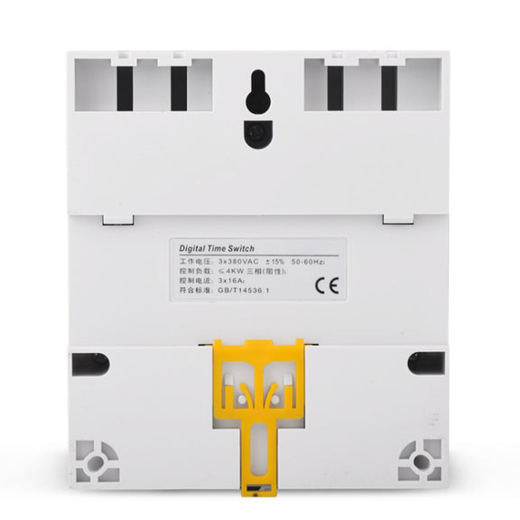 SINOTIMER TM613 380V 16A Three-Phase Programmable Time Switch With Backlight