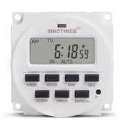 SINOTIMER TM618SH  1 Second Interval Digital LCD Timer Switch Programmable Time Relay 5V