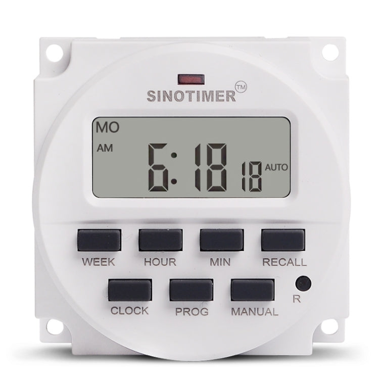 SINOTIMER TM618N-3 24V 7 Days Weekly Programmable Digital Electronic Timer Switch
