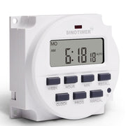 SINOTIMER TM618N-3 24V 7 Days Weekly Programmable Digital Electronic Timer Switch