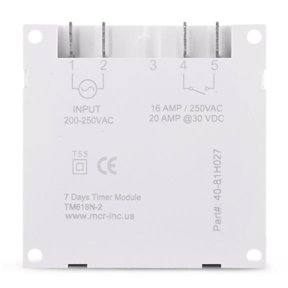 SINOTIMER TM618N-3 24V 7 Days Weekly Programmable Digital Electronic Timer Switch