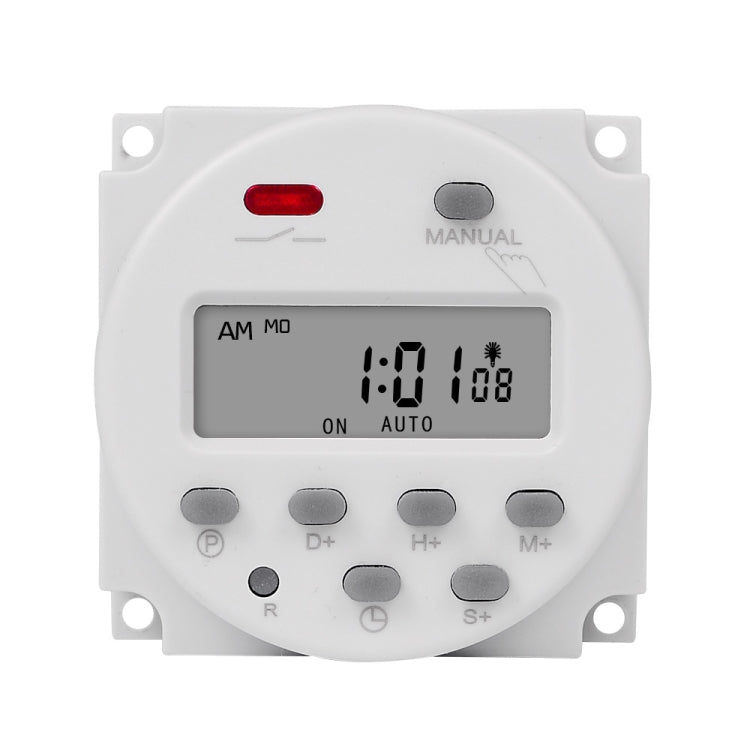 SINOTIMER CN101S-2 220V 1 Second Interval Digital LCD Timer Switch 7 Days Weekly Programmable Time Relay