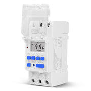 SINOTIMER TM919AK 85-265V AC 16A Din Rail Mount Digital Timer Switch Microcomputer Weekly Programmable Time Relay Control
