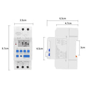 SINOTIMER TM919A-110V 16A Din Rail Mount Digital Timer Switch Microcomputer Weekly Programmable Time Relay Control