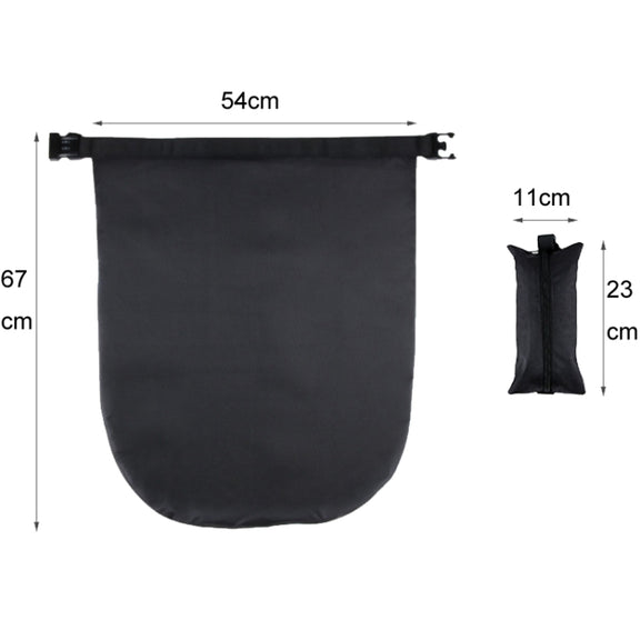 30L Outdoor Riding Motorcycle Helmet Bag Large Capacity Water-resistant Combination Lock Storage Pack(Black)