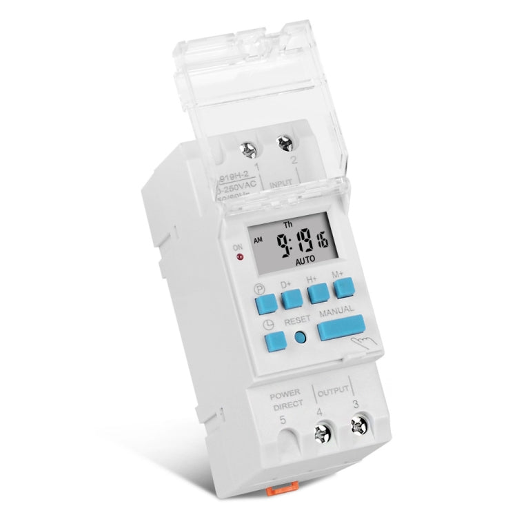 SINOTIMER TM919H-2 220V 16A DIN Rail 4 Pins Voltage Output Digital Switch Timer Automatic Cycle Timing Controller