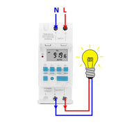 SINOTIMER TM919H-3 24V 16A DIN Rail 4 Pins Voltage Output Digital Switch Timer Automatic Cycle Timing Controller