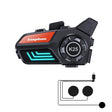 KUQIBAO Motorcycle Helmet Waterproof Bluetooth-compatible Headset With Light(Soft Microphone) - free shipping - PMC TechLife - Order now!